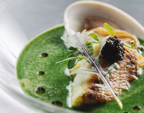 真鯛とはまぐりのポワレ