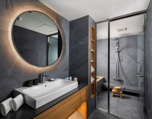 ・203 調和と落ち着きに満ちたバスルーム