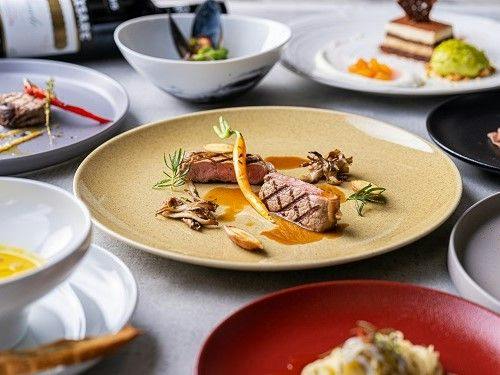 【記念日におすすめ】乾杯シャンパン＆豊洲直送素材厳選コース9品　デザートメッセージ付＜夕朝食付＞