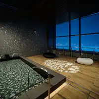 <ห้องอาบน้ำส่วนกลางสำหรับผู้เข้าพักที่พักเท่านั้น>