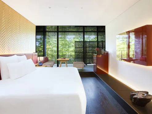 디럭스룸 킹사이즈 침대