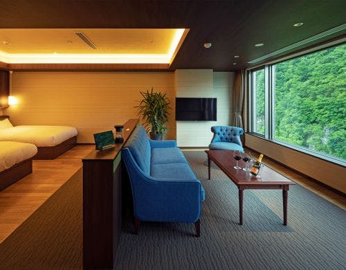 温泉展望風呂付ラグジュアリー