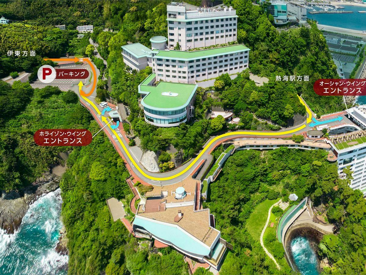宿泊棟位置関係