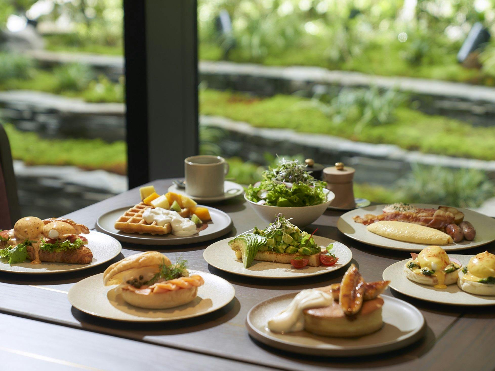 ユニークでボリュームあるご朝食