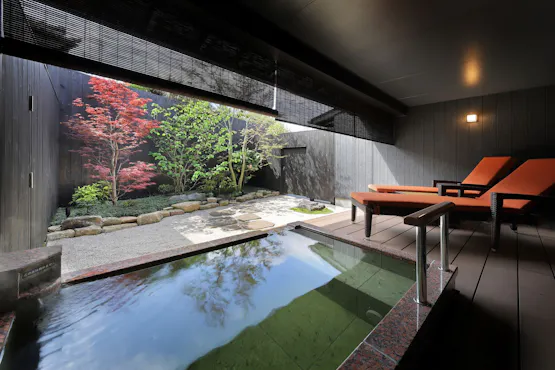 附帶庭園的露天溫泉客房