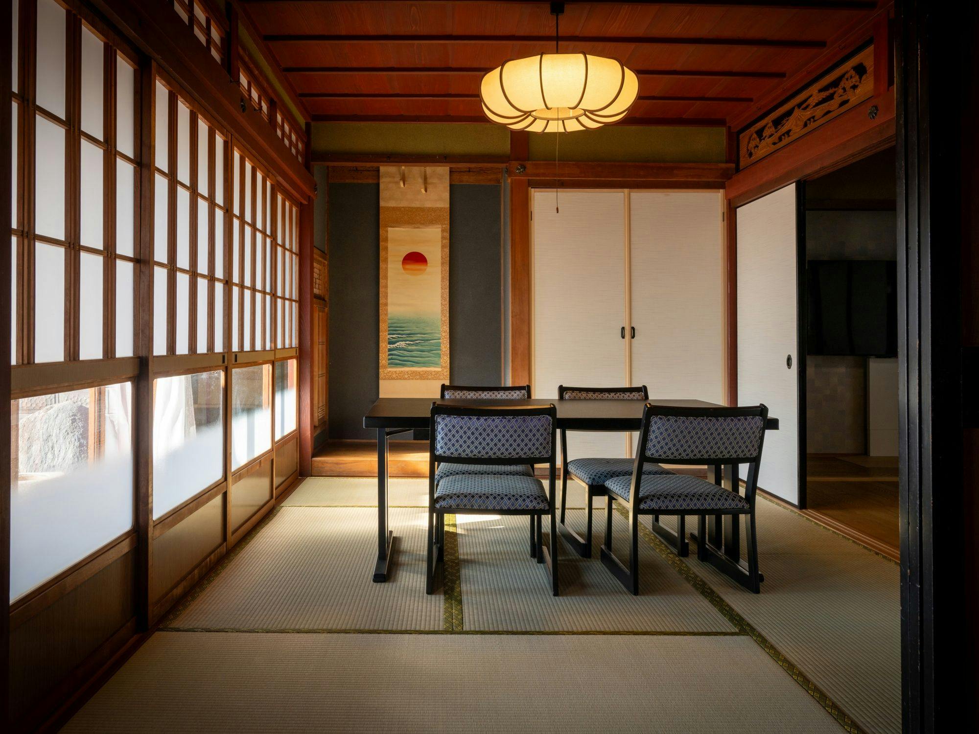 びわ湖の恵み、漁師の宿　舟倉