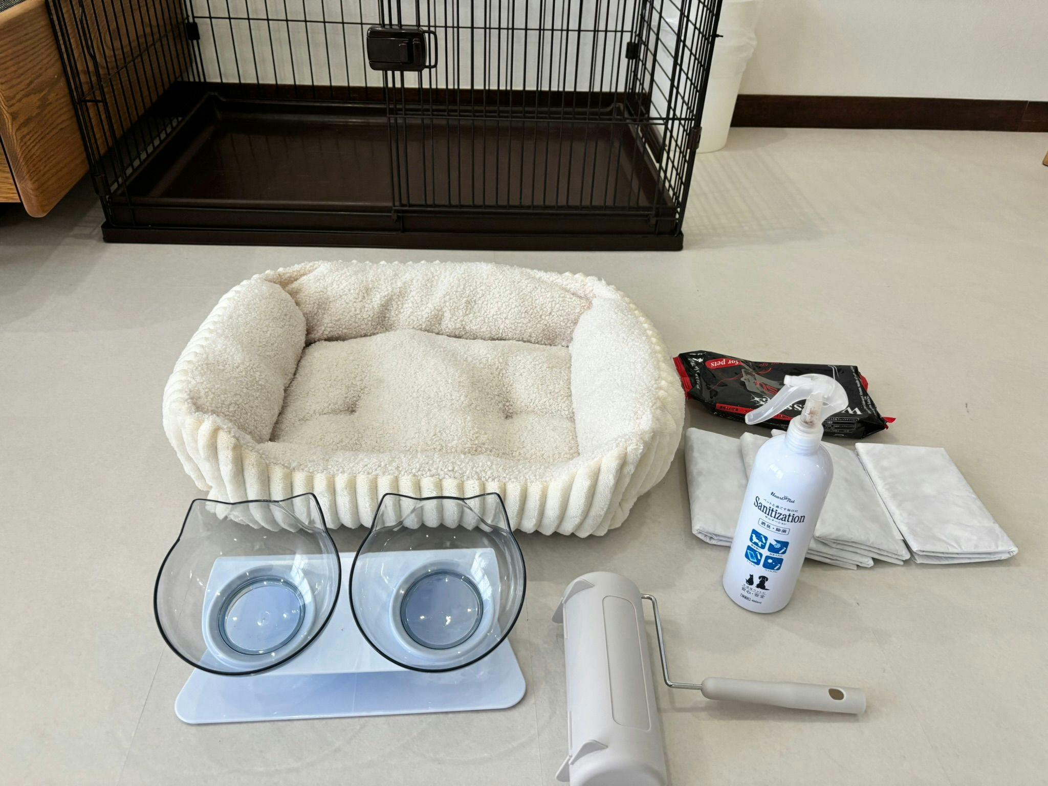ペット部屋の備品類