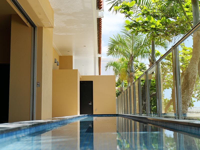 目前ビーチのインフィニティー水風呂