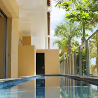 目前ビーチのインフィニティー水風呂