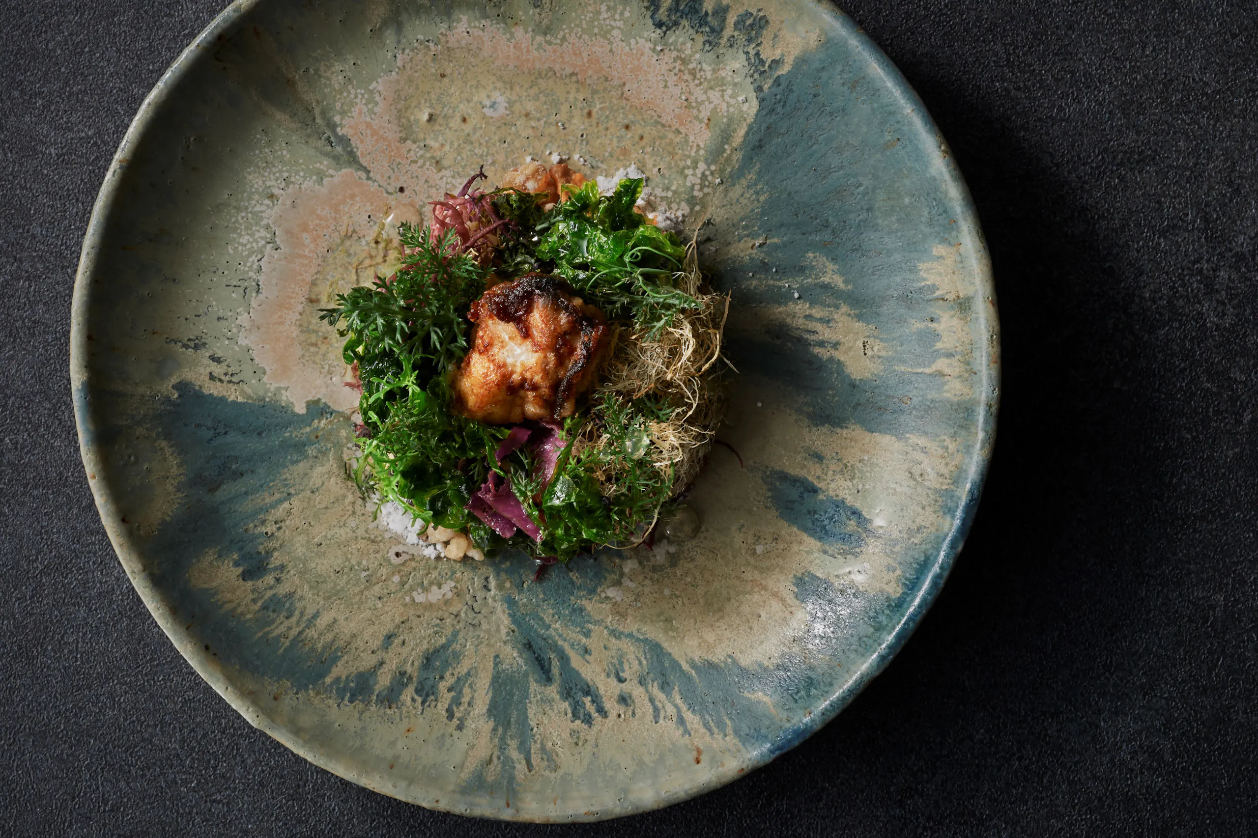 TAYUTAの天草の食材を使った和洋融合ディナーコース