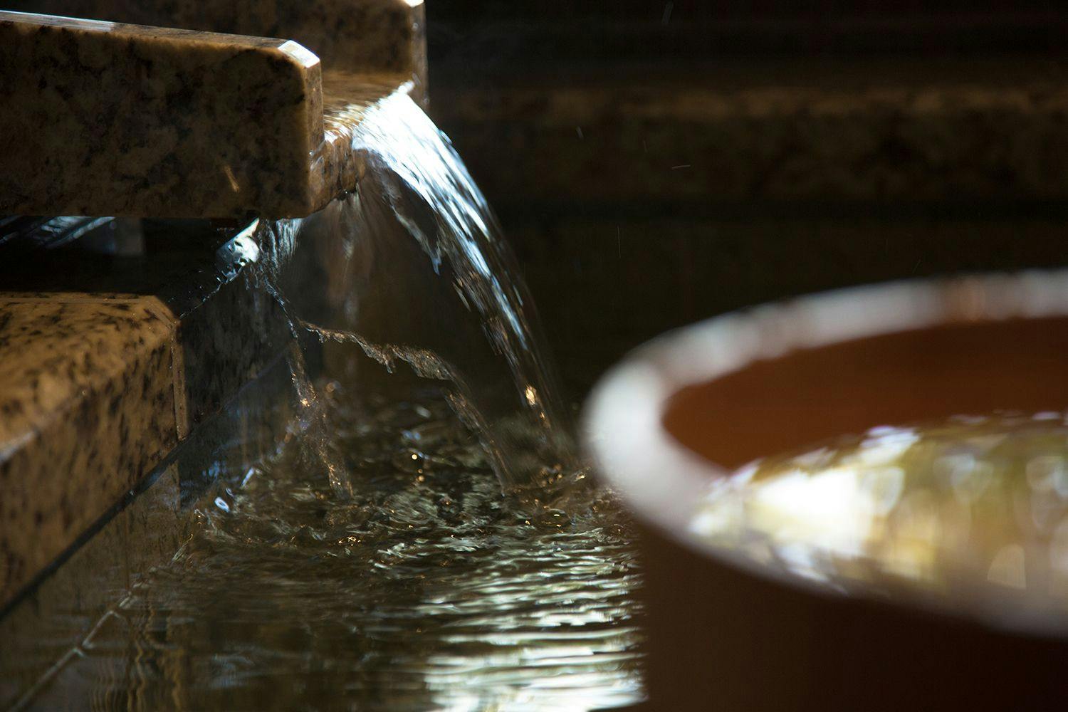 わずか10室の客室は全室温泉風呂付