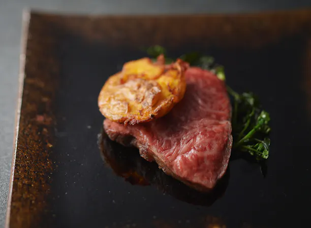 壱岐牛ミスジの炭火焼き