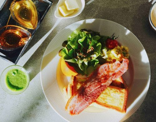 貸別荘スタイル朝食