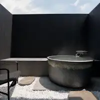 温泉露天風呂付きツインルーム(石)