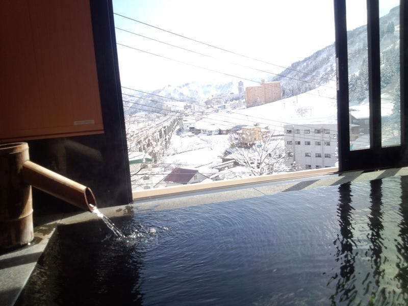 越後湯沢温泉 一望千里 御湯宿 中屋