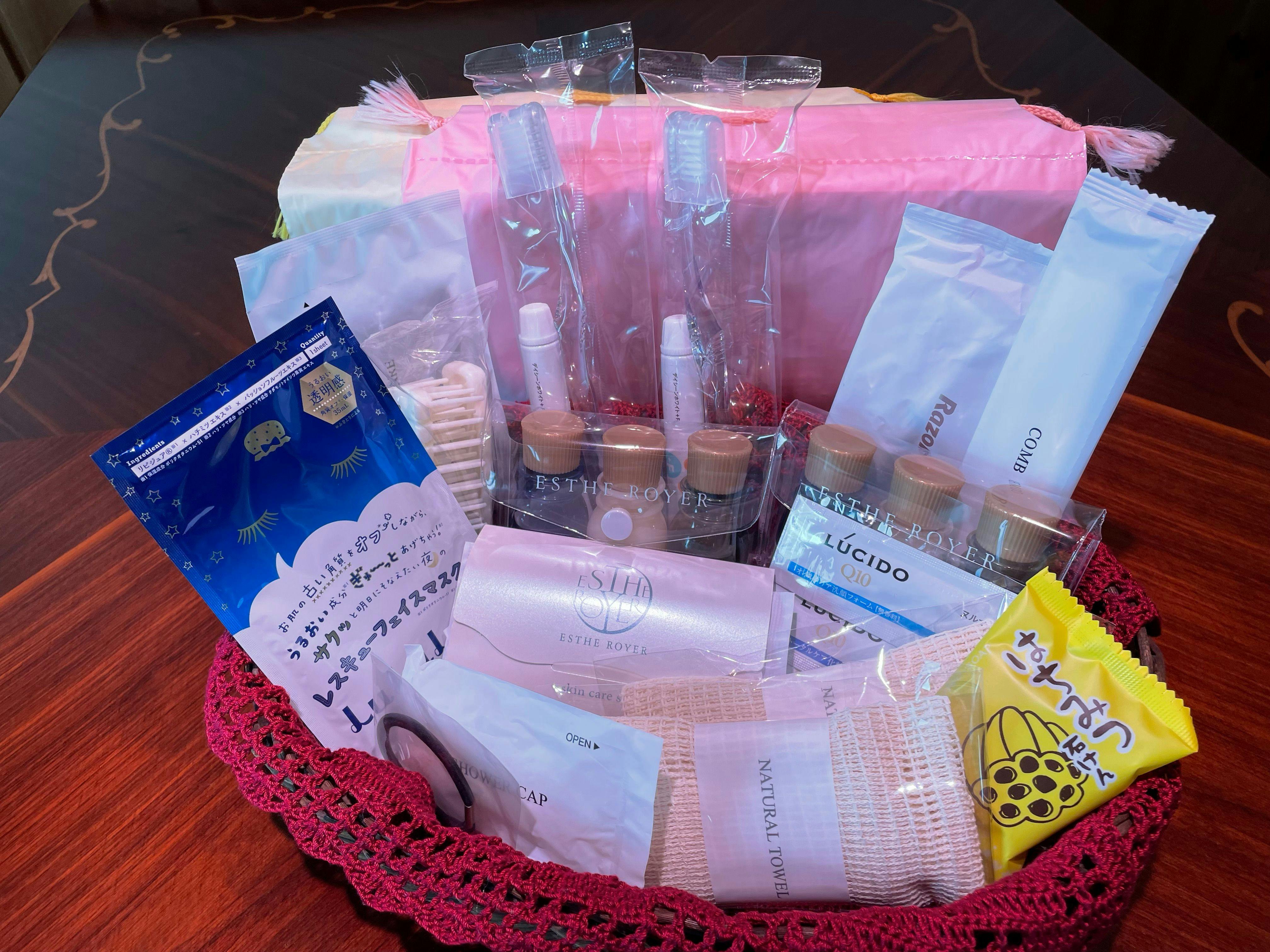 グルメプラン、一人旅プランのアメニティ