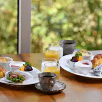 Pagi yang segar di resor