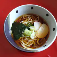 【อาหารเช้า】โซบะน้ำร้อนขนาดมินิทำเส้นสดด้วยมือ