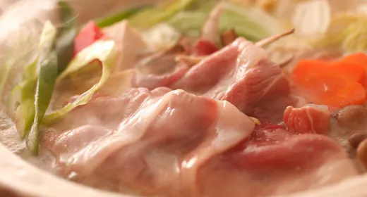 【冬季限定】あったか~い!白山天然いのしし肉の特製ぼたん鍋コース|1泊2食