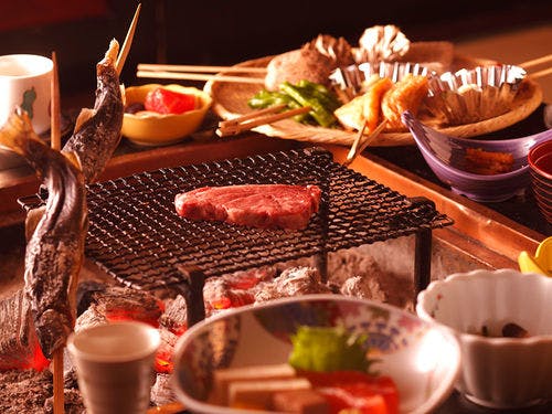 飛騨牛　炭火焼き
