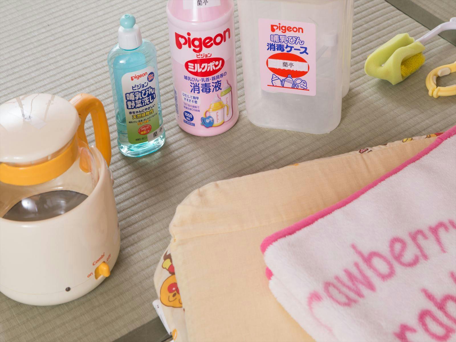 お子様用の貸出グッズ