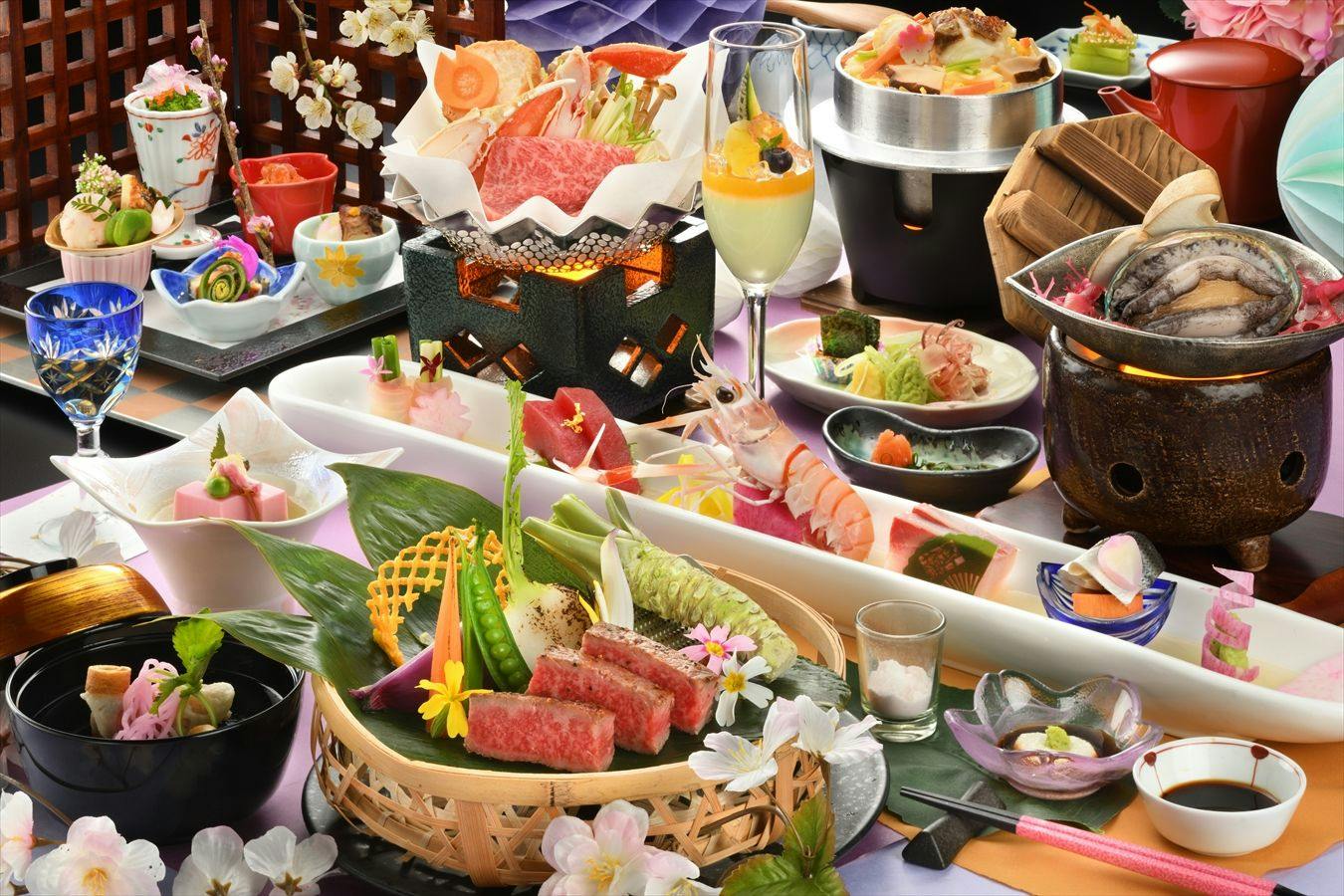 【早割30】最大32,200円OFF！らん亭膳　厳選味覚を堪能　＜最大21時間ステイの特典付き＞