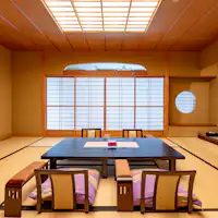 貴賓室<和室15畳+和室6畳+応接間8畳>