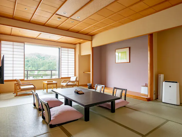 純和室10畳<秋保温泉郷を一望>