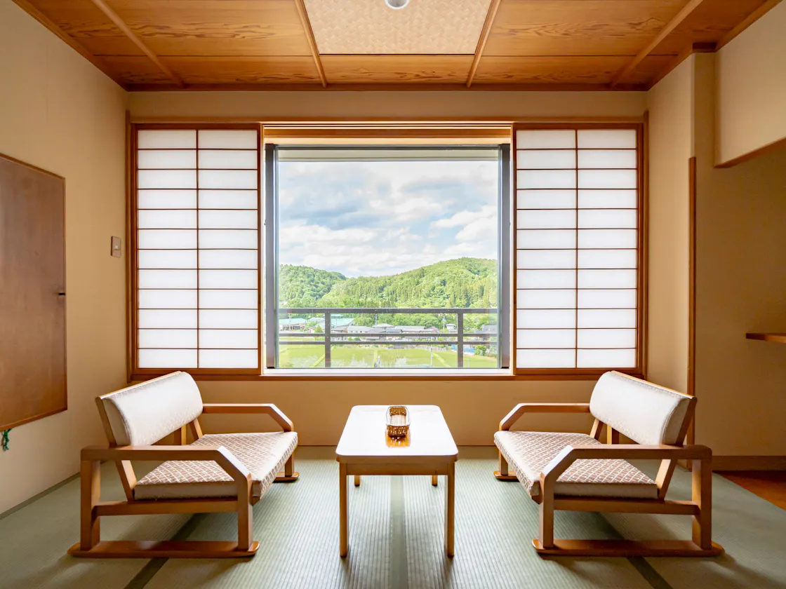 純和室10畳<秋保温泉郷を一望>