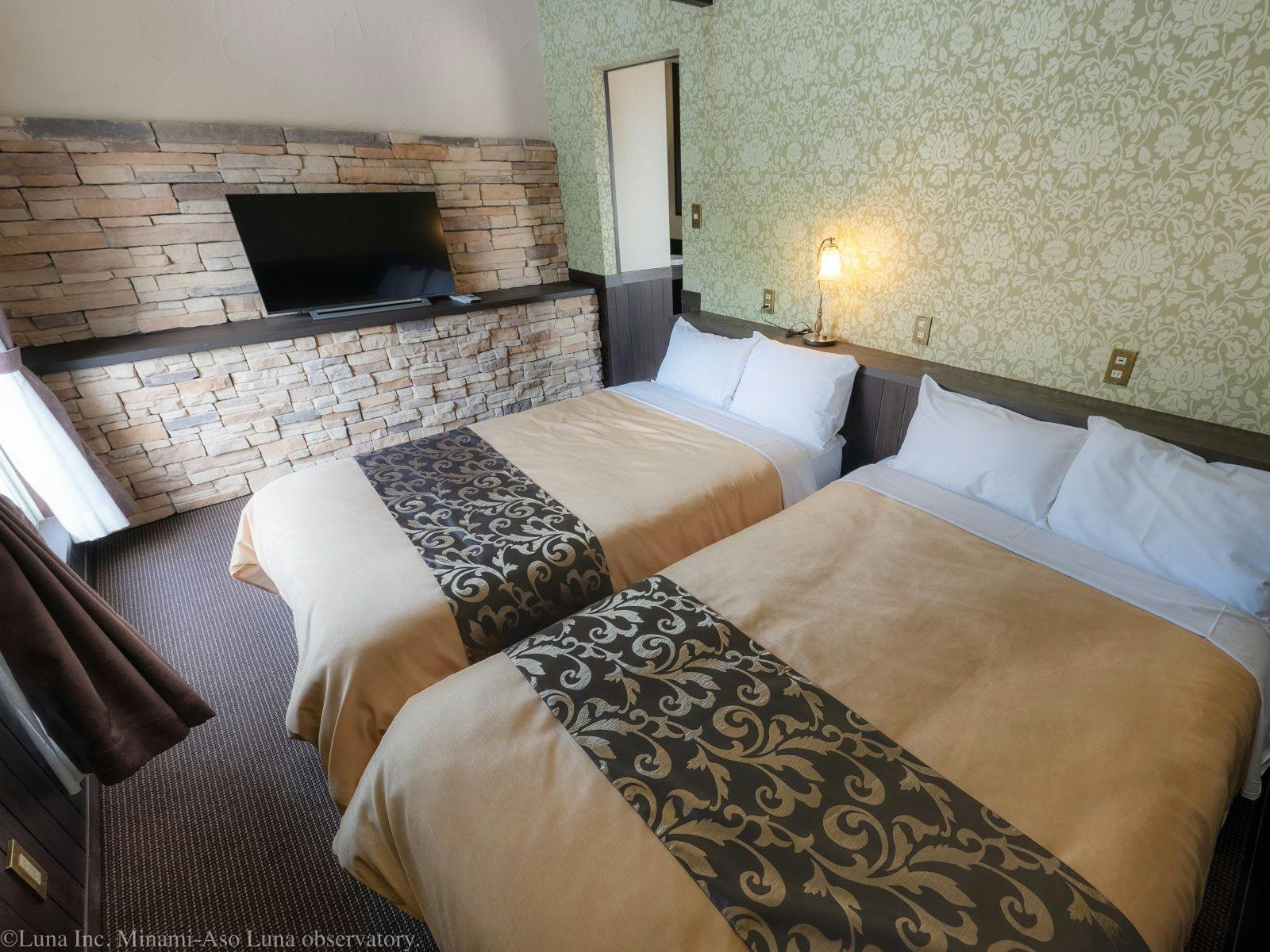 【本館ツイン】ベッドルーム/一例