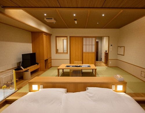 ワンちゃん温泉風呂付「こぎく」朝夕部屋食