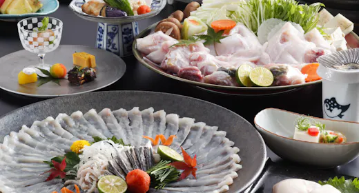 【淡路冬の味覚の王様】選べる白子料理!淡路3年とらふぐを贅沢に使用「河豚フルコースプラン」【部屋食】