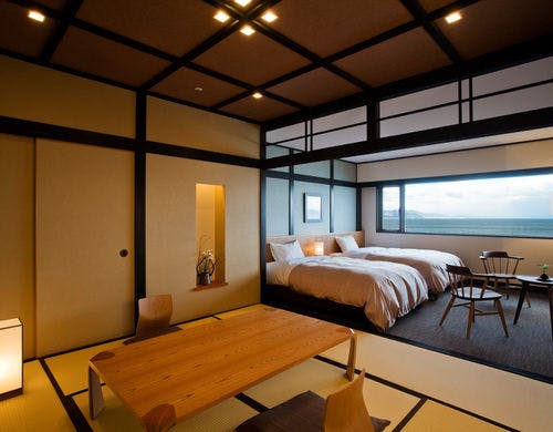 絶景オーシャンビュー最上階の和洋室