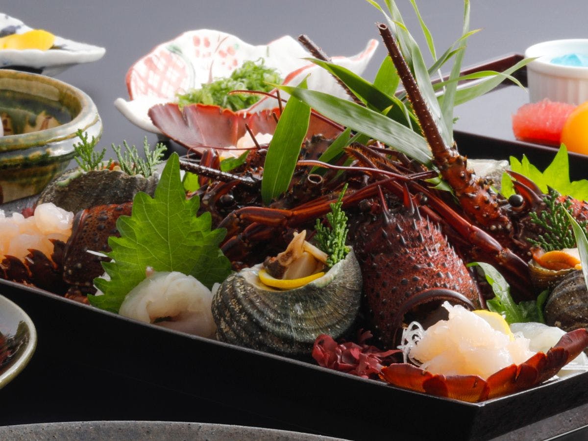 淡路3年とらふぐ＆伊勢海老＆淡路牛会席