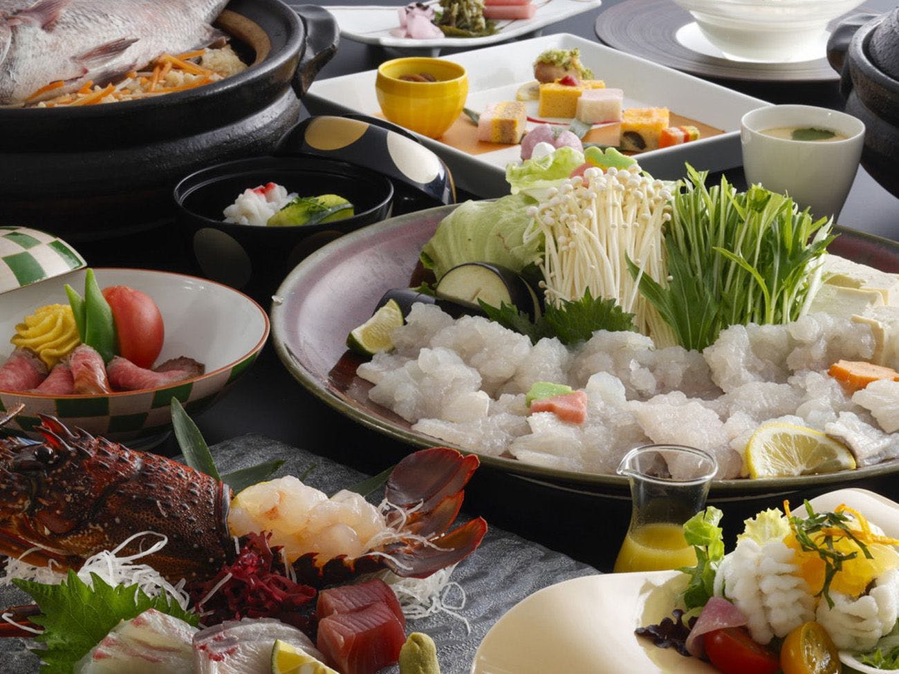海幸三昧夏会席（会場食）