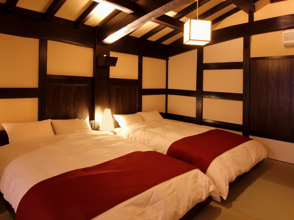 【Ki no Ka】Kamar Twin Bergaya Jepang 16 Tatami