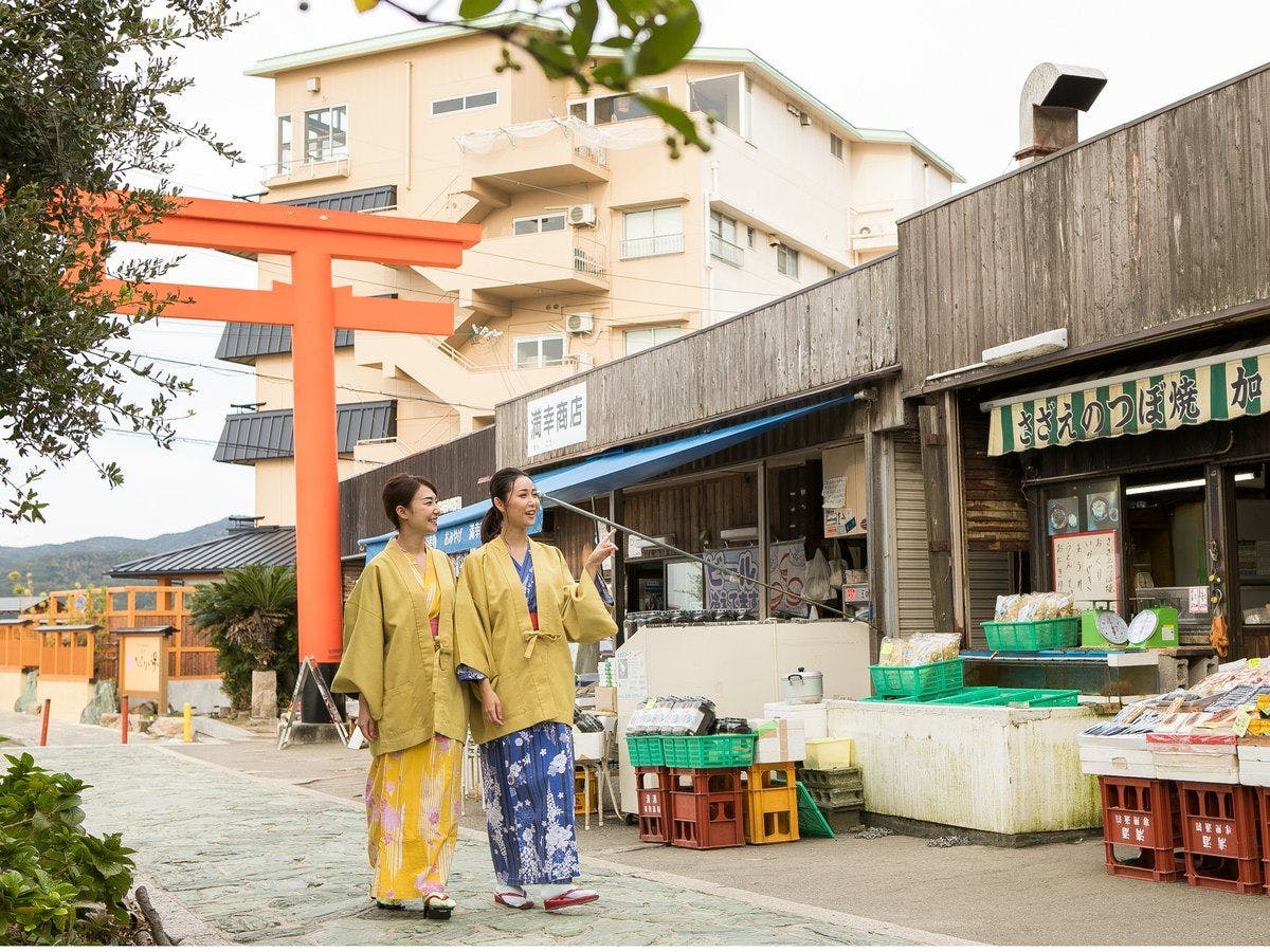 淡島神社の参道