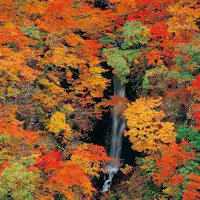 秋山郷「蛇淵の滝」