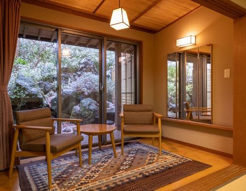 露天風呂付客室　牡丹