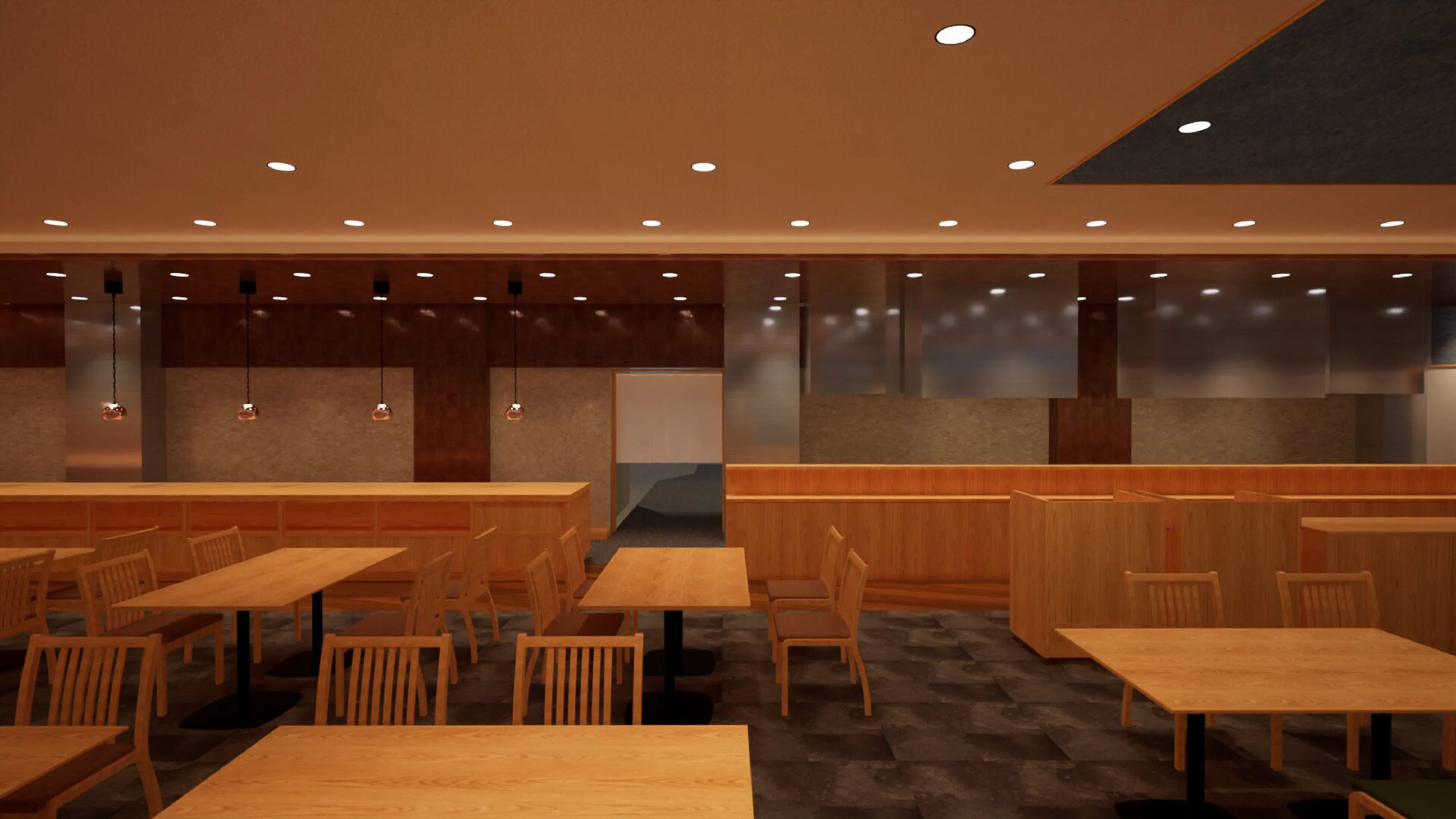 レストラン会場リニューアルオープン♪