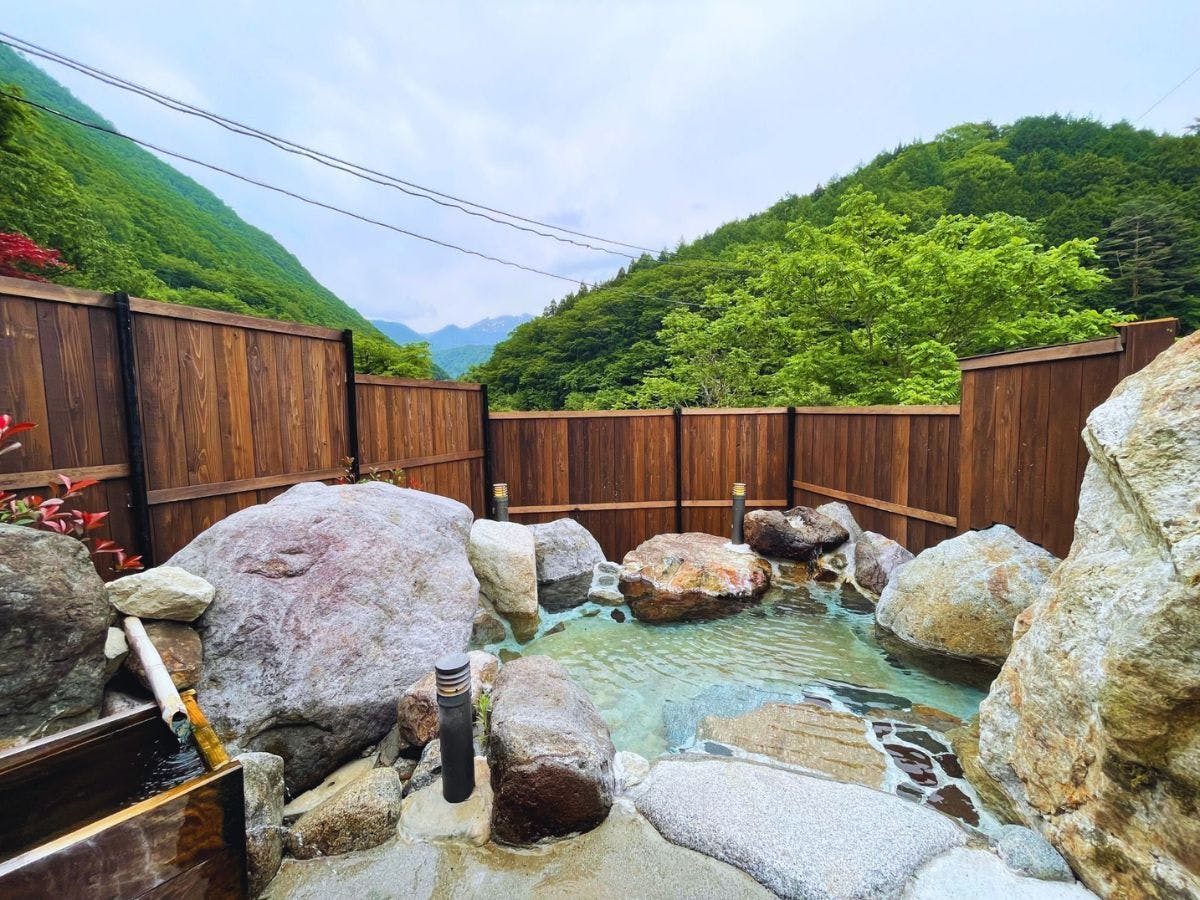 2023年7月にオープンした貸切露天風呂