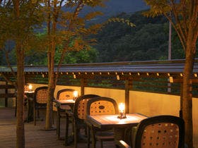 名峰槍ヶ岳を望む宿　穂高荘山のホテル 3枚目