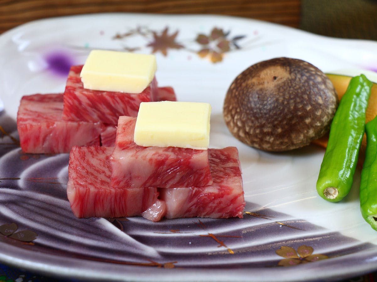 ＊ชุดอาหารฮิดะกิว◆สเต็กฮิดะกิวคำเดียว