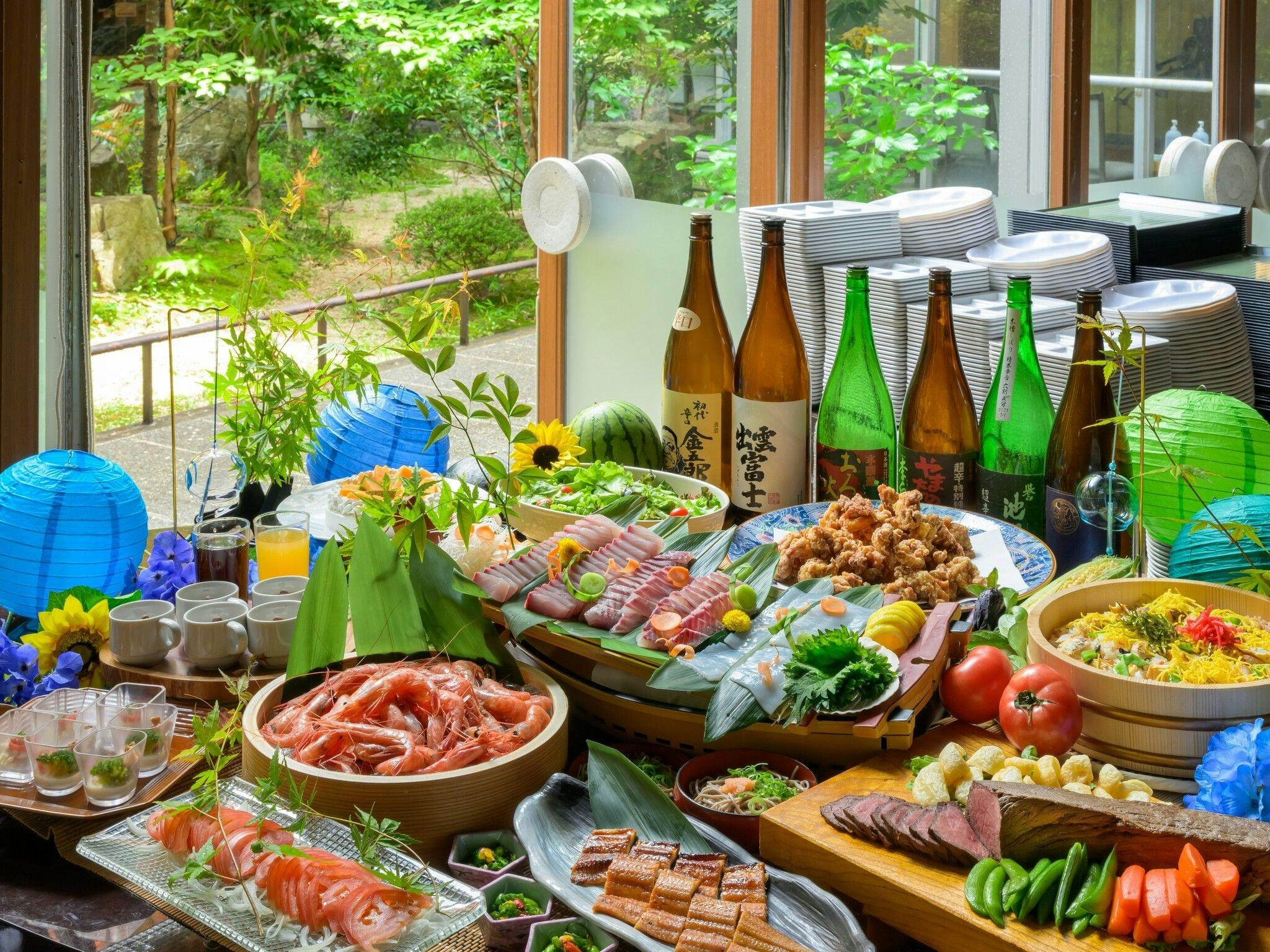 ご夕食は山陰まるごと「ごっつお」バイキング～旬な食材にこだわった料理・充実したスイーツをご用意！