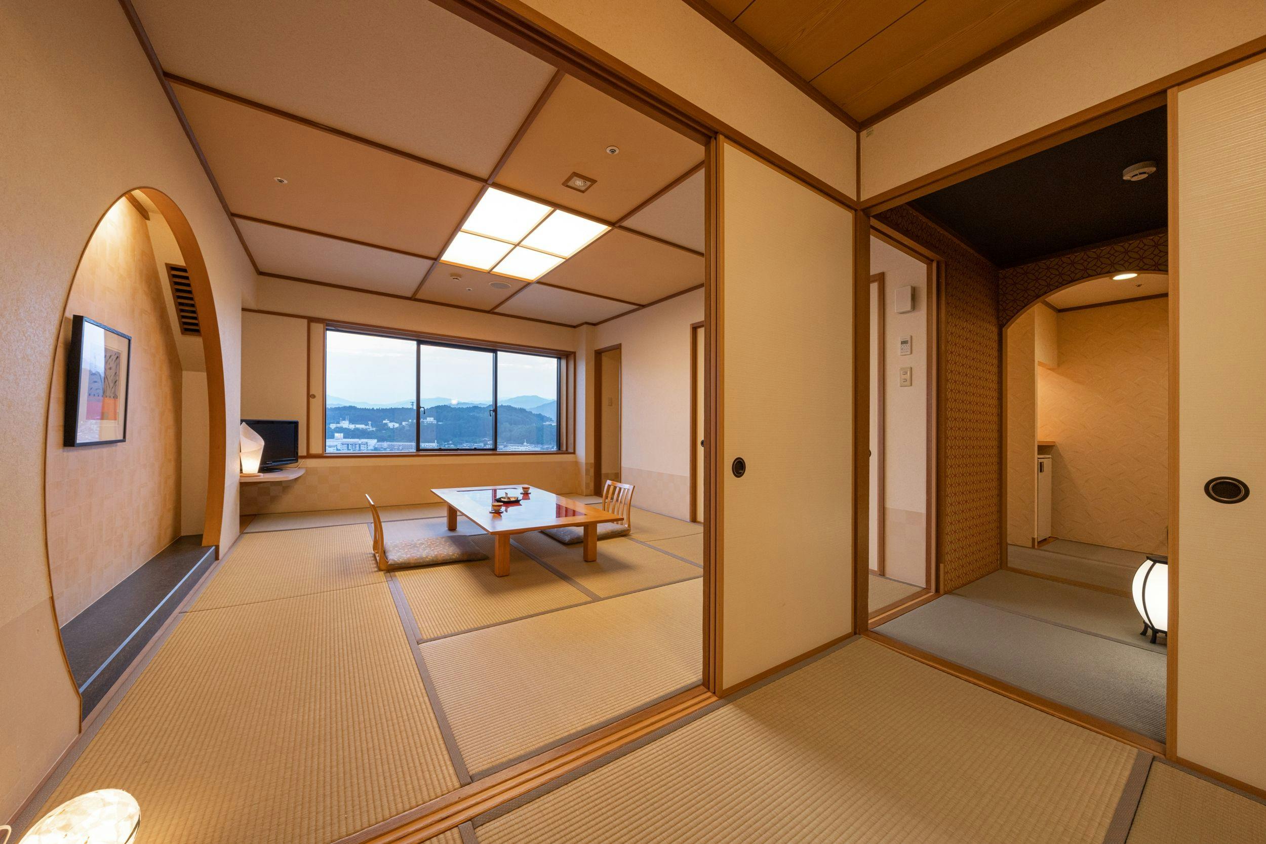 Kamar bergaya Jepang yang elegan / 10 tatami + 4.5 tatami