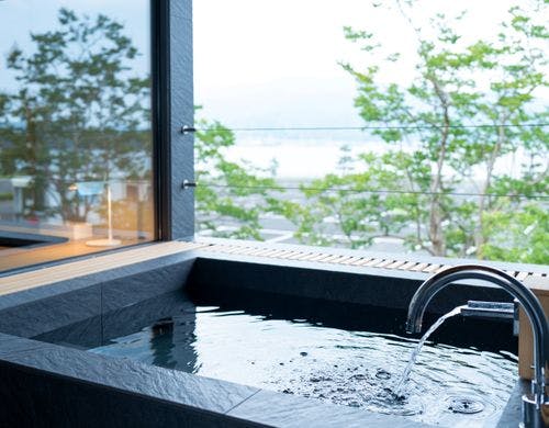 【蒼翠 so-sui】開放感のある露天風呂！