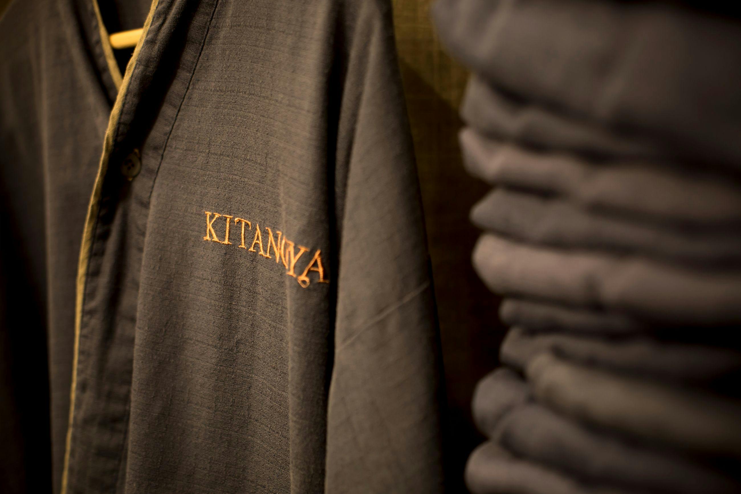 【作務衣】ロビー横にある作務衣貸し出し。