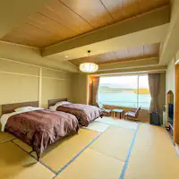 Bilik Twin Gaya Jepun (Imej)