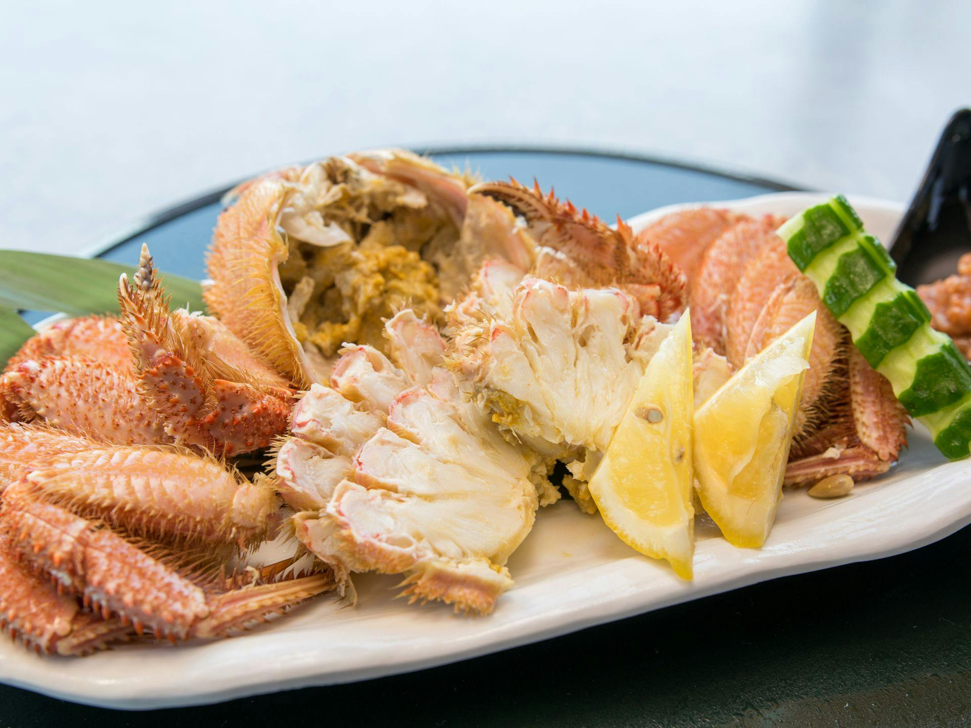 奢華享用三陸產毛蟹！