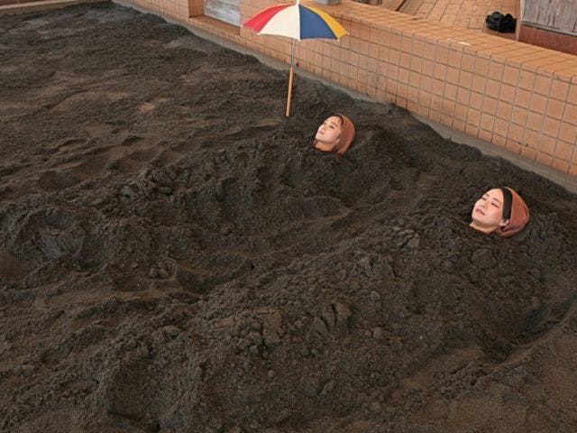 心も体もホカホカ「砂むし温泉」